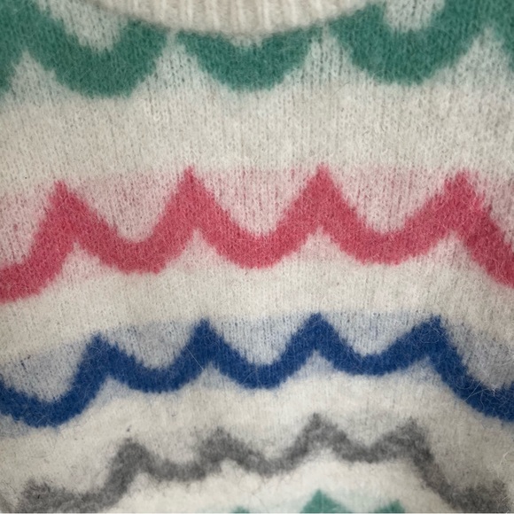 Boden Multicolor Wave Pattern Women's Sweater, S - Picture 4 of 6